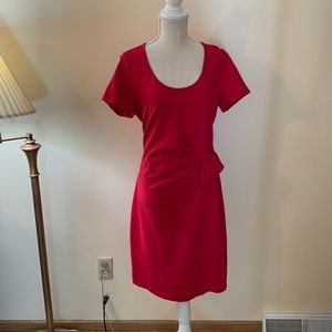 SaksFifthAvenue rose colored heavy weight knit dress. SZ 14